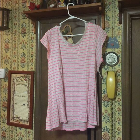 Lane Bryant Scoop Neck Tee - Picture 1 of 5